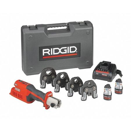 Ridgid Press Tool Kit, 12.0V, Li-Ion, 13-1/2" L RP241