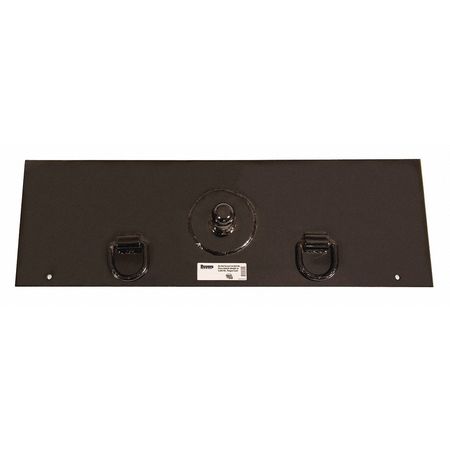 Buyers Products 42 x 13-1/2 Inch Gooseneck Hitch Plate With 2-5/16 Inch Ball And Two D-Rings 3014981