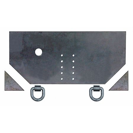 BUYERS PRODUCTS Fabricators Hitch Plate 1/2 x 34 x 15-1/2 Inch 1809040