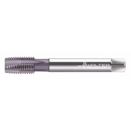 WALTER Spiral Point Tap, 5/8"-18, Taper, UNF, 4 Flutes, TiCN A2325766-UNF5/8