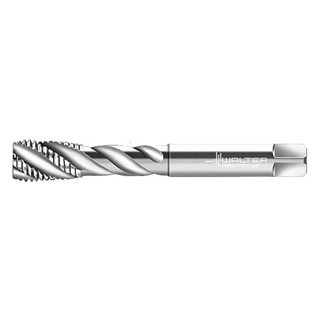 WALTER Spiral Flute Tap, M36-1.50, Plug, Metric Fine, 5 Flutes, Uncoated P21569-M36X1.5