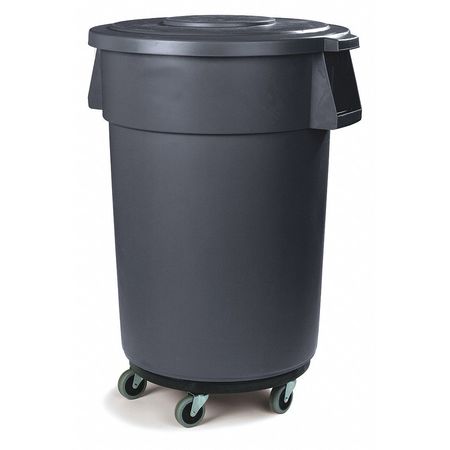 Carlisle Foodservice 32 gal. HDPE Round Trash Can , Gray 34113223