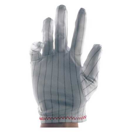 BOTRON CO ESD Lint Free Gloves 8in Large, PR B6853