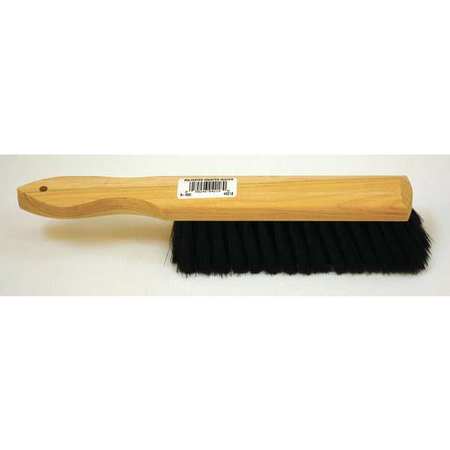 Bruske Products Counter Duster, Blk, Polyester, Wood Block, Black, Hardwood 4218-R
