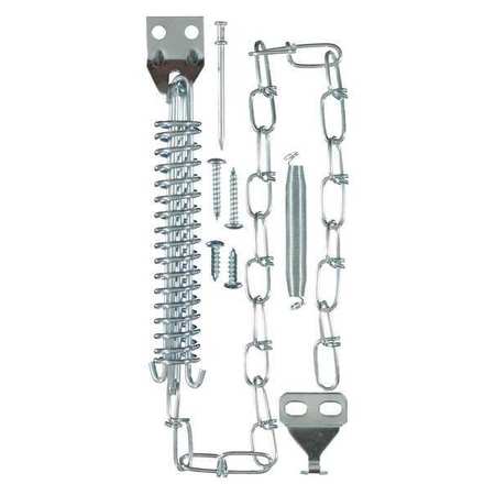 WRIGHT PRODUCTS Door Stop Spring Chain, Zinc Plate V11