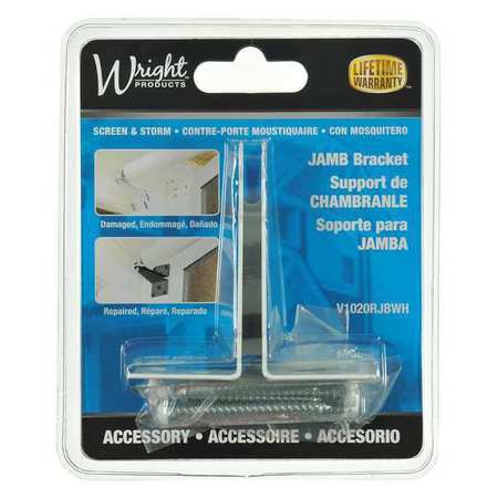 Wright Products Repair Jamb Bracket, White V1020RJBWH