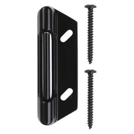 WRIGHT PRODUCTS Replacement Strike Plate, Black V777STBL