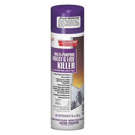 Chase 10 oz.Aerosol Spray Indoor/Outdoor Insecticide Lice Killer, PK12 438-5106