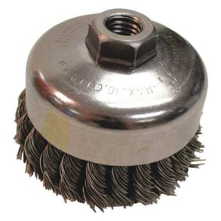 Makita 4" Knot Wire Cup Brush, 5/8"-11 A-98463