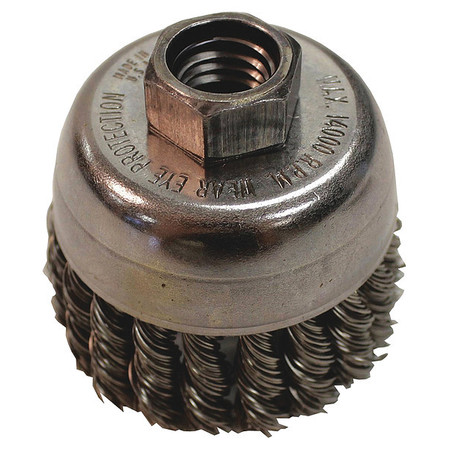 MAKITA 2-3/4" Knot Wire Cup Brush, 5/8"-11 A-98429