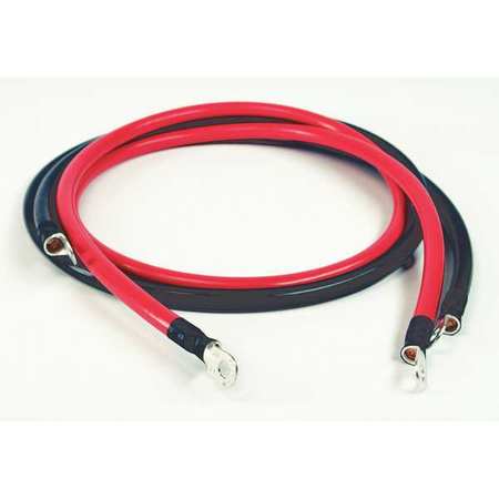 AIMS POWER Battery Cable, Red/Black, 3 ft. CBL03FT1/0