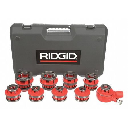 Ridgid Exposed Ratchet Threader Set, 1/8 to 2 in 12-R