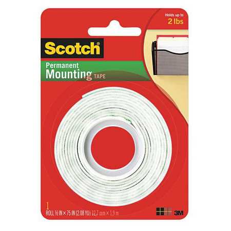 3M Mounting Tape, 0.5 x 75 in. 110