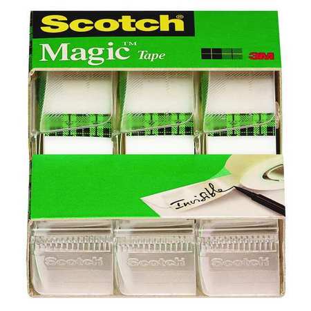 SCOTCH Magic Tape, 3/4 x 300 in., PK3 3105