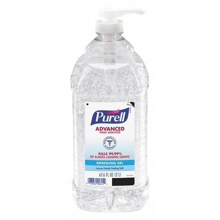 PURELL Instant Hand Sanitizer, 2L, Clear, PK4 GOJ 9625-04
