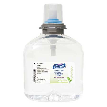 PURELL Hand Sanitizer Foam Refill, 1200 mL, PK2 GOJ 5391-02