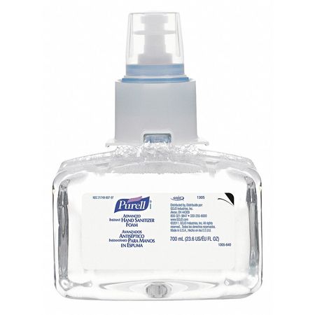 PURELL Hand Sanitizer Foam, 700 mL, PK3 1305-03