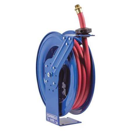 COXREELS Spring Rewind Fuel Hose Reel, 3/4" Hose Dia., 25 ft. Length, 300 psi EZ-SHF-525