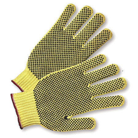 WEST CHESTER PROTECTIVE GEAR Cut Resistant Coated Gloves, A3 Cut Level, PVC, M, 12PK 35KDBS/M
