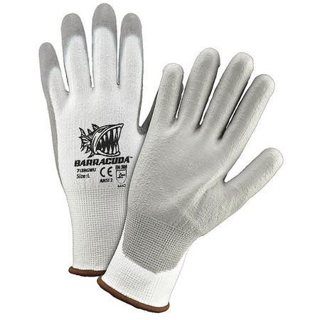 PIP Cut Resistant Coated Gloves, A2 Cut Level, Polyurethane, L, 12PK 713HGWU/L