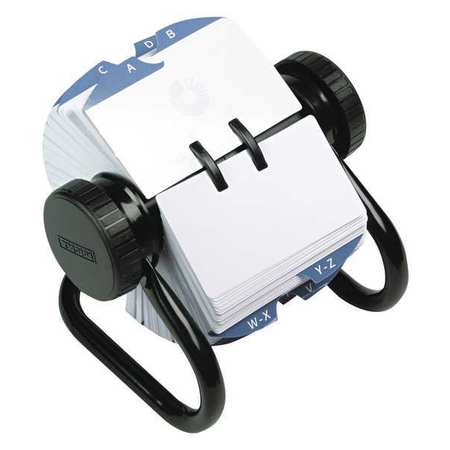 ROLODEX Open Rotary Card File, 500 Card, Black 66704