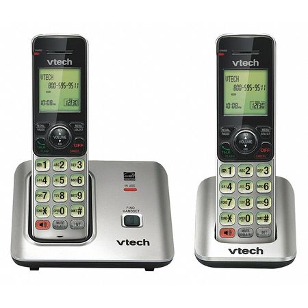 VTECH Cordless Phone with Two Handsets CS6619-2 CS66192