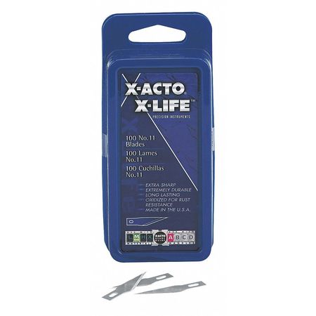 X-Acto Bulk Pack Blade, X-Acto Knives, #11, PK100 X611