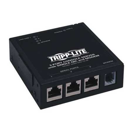 TRIPP LITE Console Server, 3-Port, Modem B095-003-1E-M