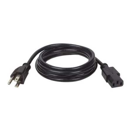 TRIPP LITE Power Cord, 5-15P to C13, 10A, 18AWG, 10ft P006-010