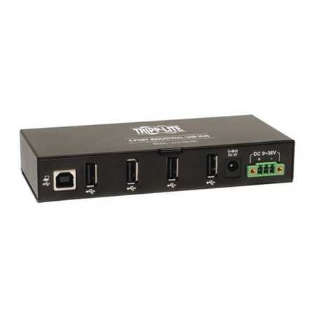 TRIPP LITE USB 2.0 Hub, Hi-Speed, 4-Port, Rugged, Mount U223-004-IND