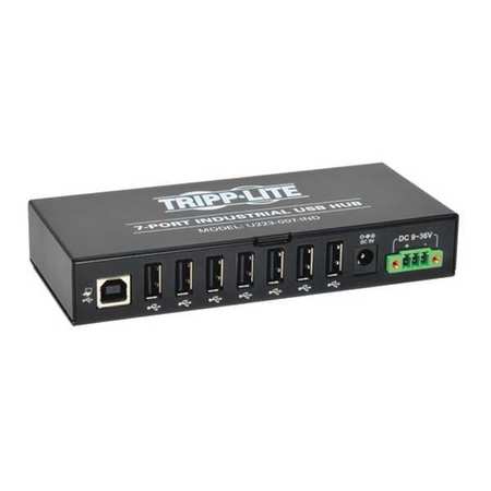 Tripp Lite USB 2.0 Hub, Hi-Speed, 7-Port, Rugged, Mount U223-007-IND