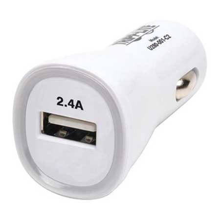 TRIPP LITE USB Car Tablet Charger, 5V, 2.4A/12W, 1port U280-001-C2