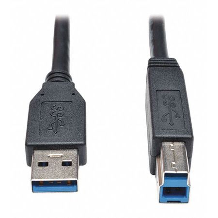 TRIPP LITE USB 3.0 Cable, SuperSpeed, AB M/M, 3ft U322-003-BK