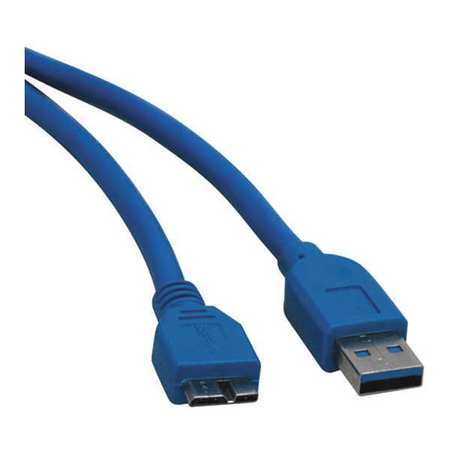 TRIPP LITE USB 3.0 Cable, SuperSpeed, A, Micro-B, 10ft U326-010