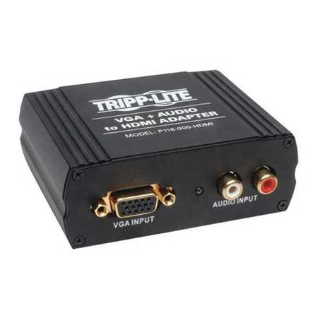 Tripp Lite VGA with Audio to HDMI Converter, Adapter P116-000-HDMI