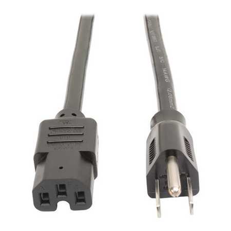 TRIPP LITE Power Cord, HD, 5-15P to C15, 15A, 14AWG, 4ft P019-004