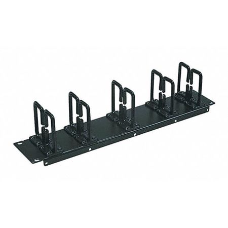 TRIPP LITE Cable Manager, Horizontal, FlexibleRing, 2U SRCABLERING2U