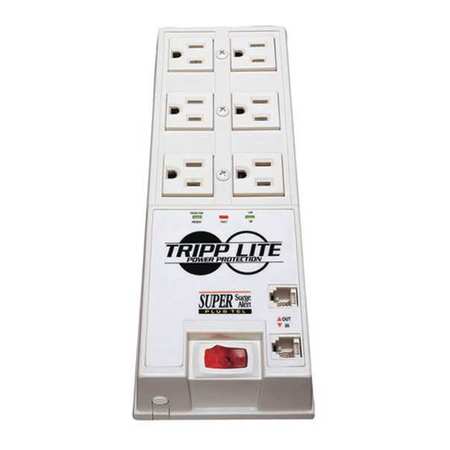 TRIPP LITE Surge, 6 Outlet, 6ft cord, 3040J, Modem TR-6FM