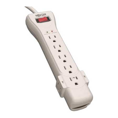 TRIPP LITE Surge, 7 Outlet, 7ft cord, 2160J, White SUPER-7