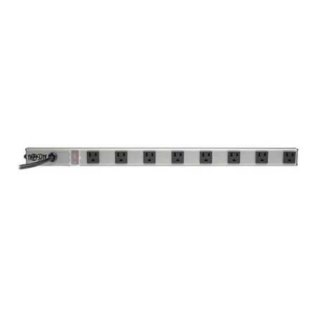 TRIPP LITE Power Strip, 8-Outlet, RA, 5-15P, 24in cord PS2408RA