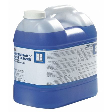 Zep Liquid Glass Cleaner, 2.5 gal., Blue, Rose, Jug 105252
