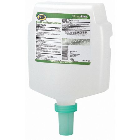 ZEP Fuzion Non-Alc Fmng Sanitizer, 1200mL, PK4 124816