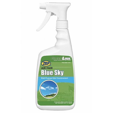 ZEP Air Fair Blue Sky, Odor Contrl, 1 qt., PK12 203901