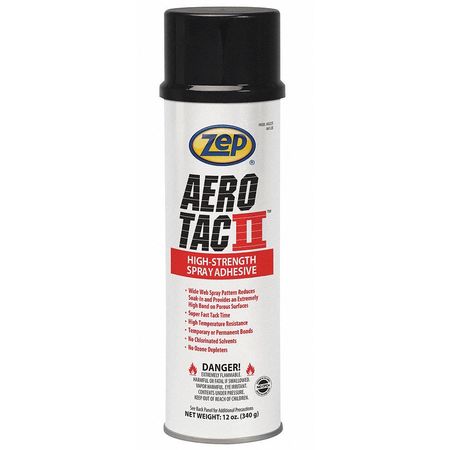 Zep Spray Adhesive, Aero Tac II Series, 12 PK 022501