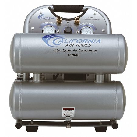 CALIFORNIA AIR TOOLS Ultra Quiet Oil-Free 4.6 gal 2-HP 220V Only 60 dB 4620AC-22060