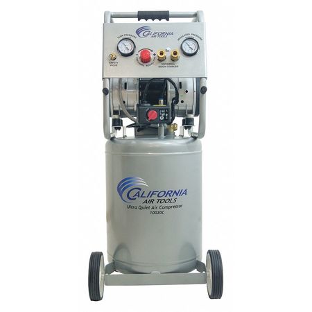 California Air Tools Ultra Quiet Oil-Free Air Compressor 10 gal 2-HP 220V 10020C-22060