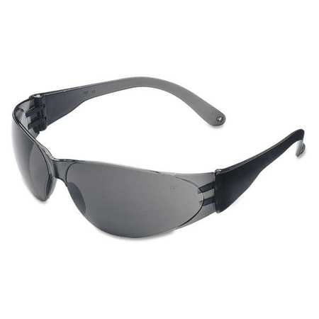 CREWS Safety Glasses, Gray Scratch-Resistant CL112