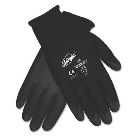 Mcr Safety HPT Coated Gloves, Palm Coverage, Black, XL, PR N9699XL