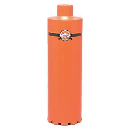 MK DIAMOND PRODUCTS Premium Wet Core Bit, Orange, 5" 156362