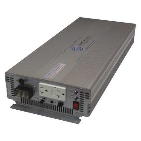 AIMS POWER Power Inverter, Pure Sine Wave, 6,000 W Peak, 3,000 W Continuous, 2 Outlets PWRIG300024120S